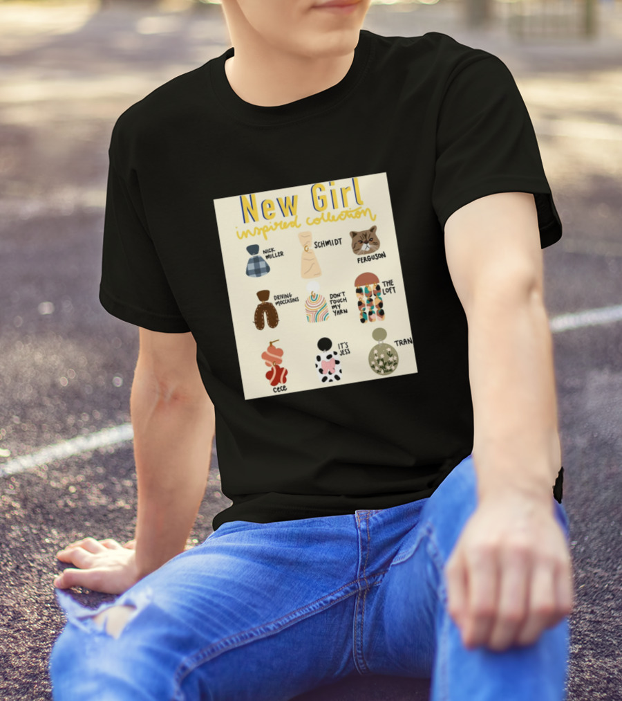 New Girl Inspired Collection Nick Miller Schmidt Ferguson Cece Tran Jess The Loft T-Shirt