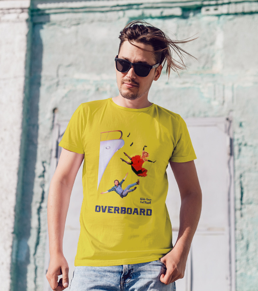Overboard 1987 Goldie Hawn Kurt Russell Cruise Scene T-Shirt