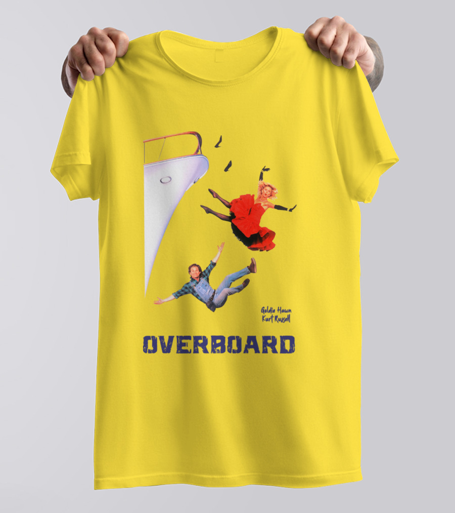 Overboard 1987 Goldie Hawn Kurt Russell Cruise Scene T-Shirt