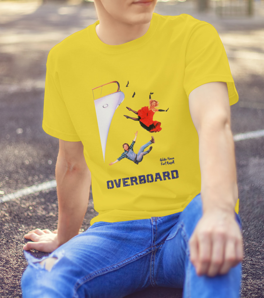 Overboard 1987 Goldie Hawn Kurt Russell Cruise Scene T-Shirt