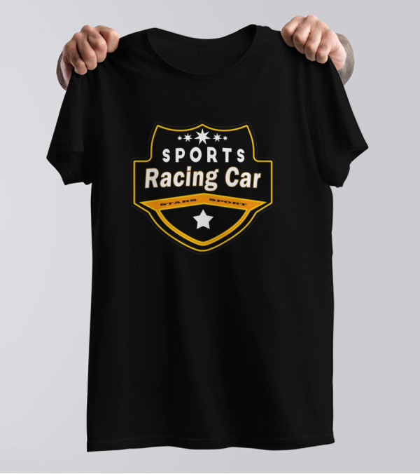 SPORTS Racing Car Stars Sport T-Shirt