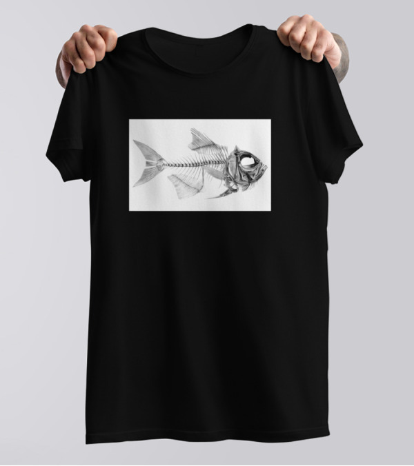 Squelette Poisson Skeletal T-Shirt