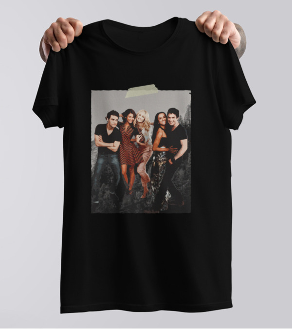 The Vampire Diaries Cast Group Photo T-Shirt