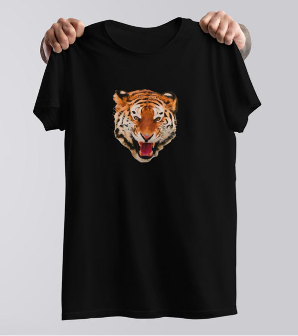 Roaring Tiger Head T-Shirt