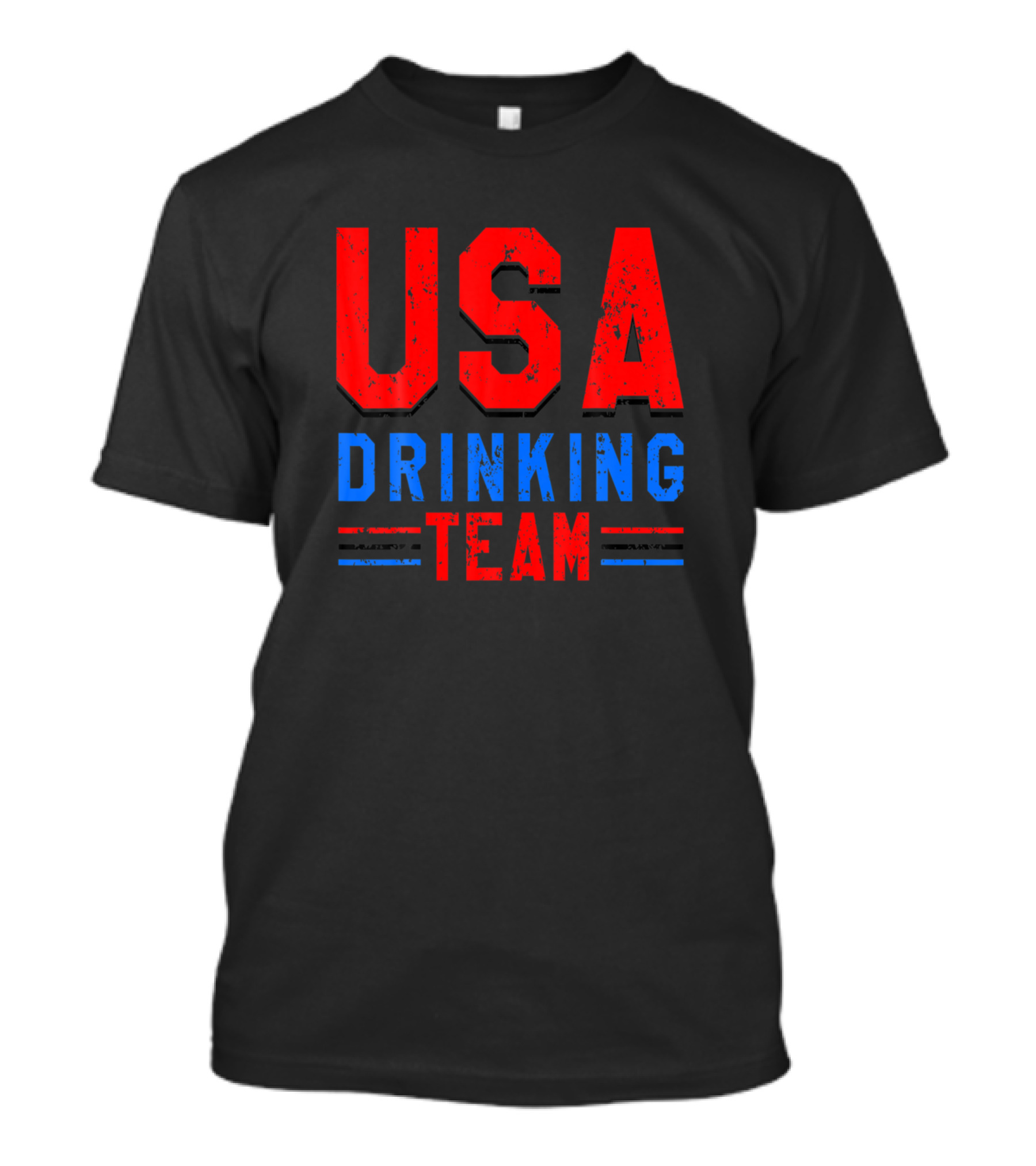USA Drinking Team Funny Beer Party American Pride T-Shirt