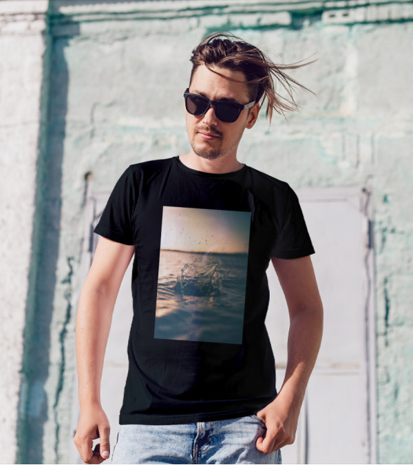 Sea Purity Splash At Sunset T-Shirt