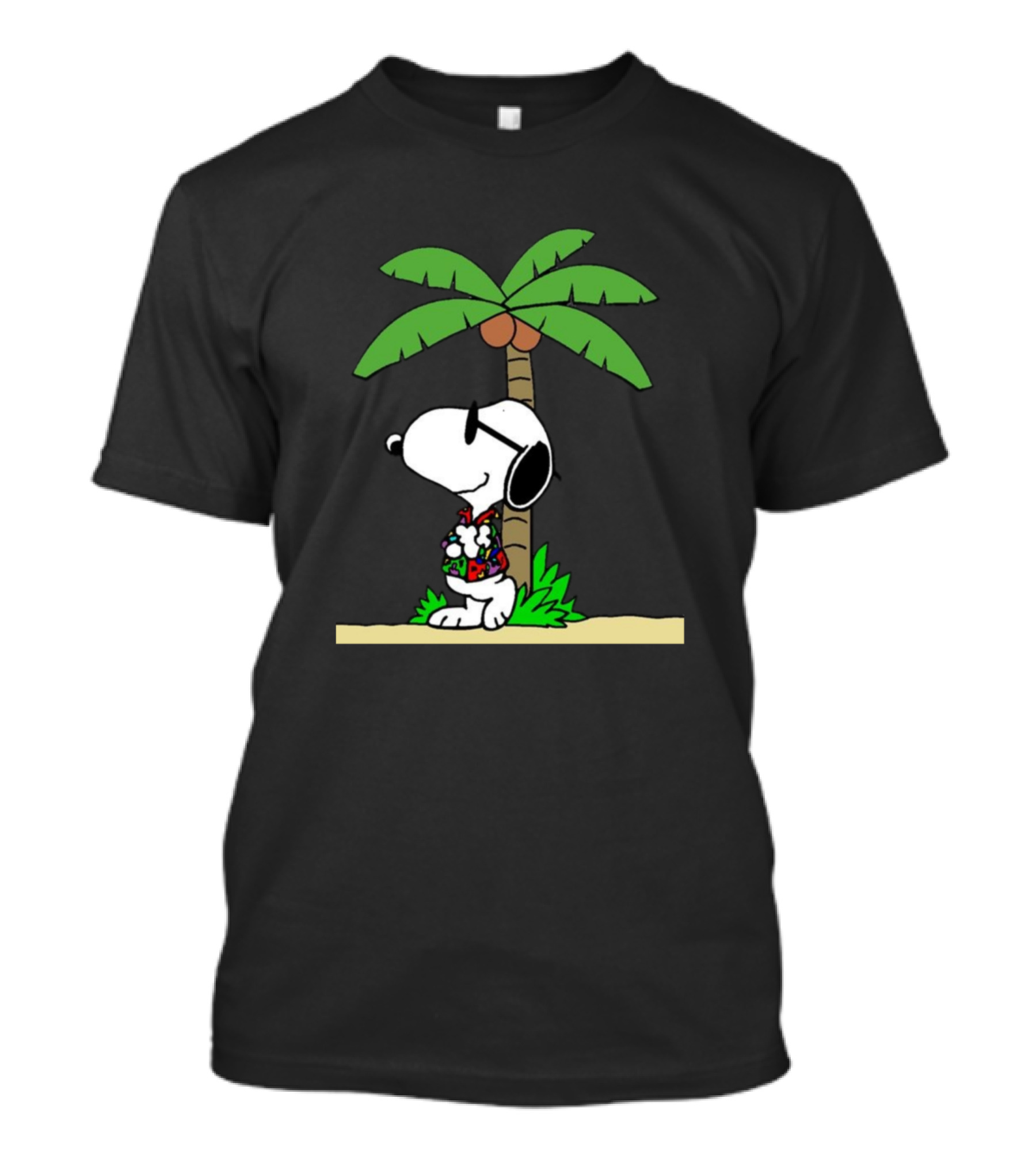 Snoopy Tropical Holidays In Sunglasses And Hawaiian T-Shirt
