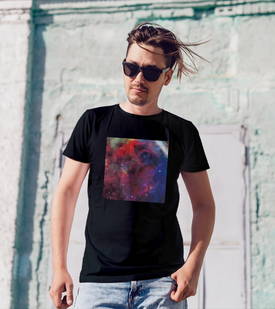 Space Galaxy Universe Science Outer Space Colorful Nebula T-Shirt