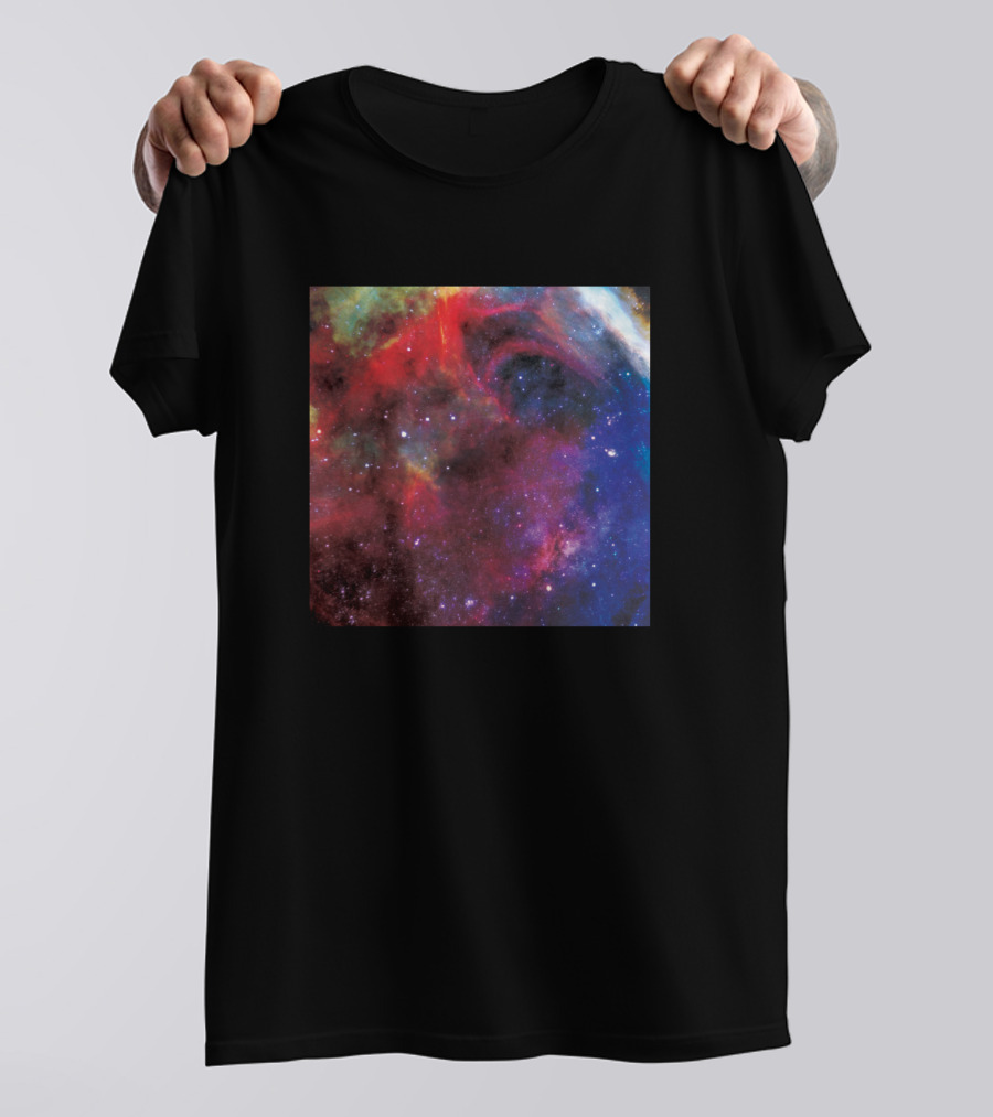 Space Galaxy Universe Science Outer Space Colorful Nebula T-Shirt