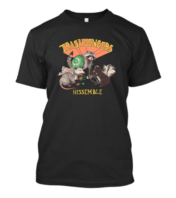 Trashvengers Hissemble Raccoon Possum Skunk T-Shirt