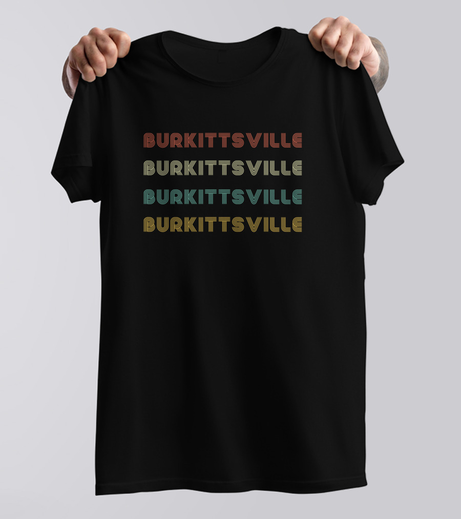 Burkittsville Retro Multicolor T-Shirt