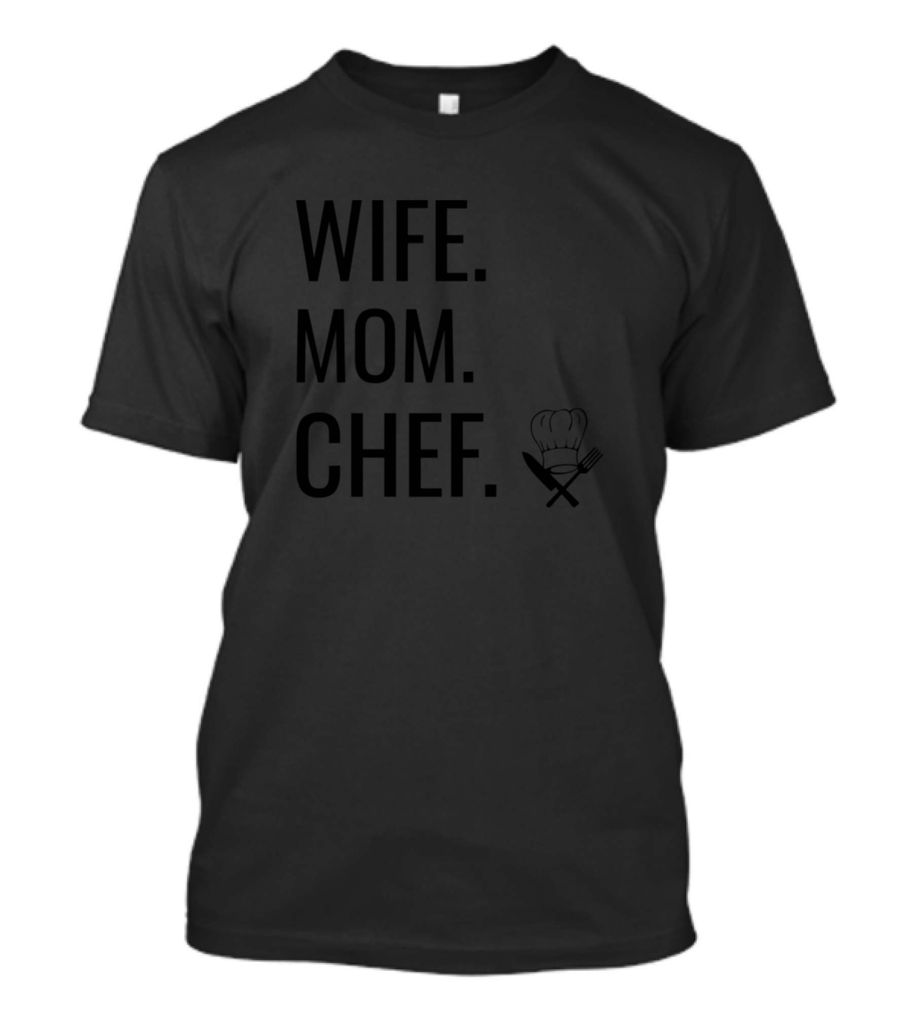 Wife Mom Chef Cooking Icon Fork Hat T-Shirt