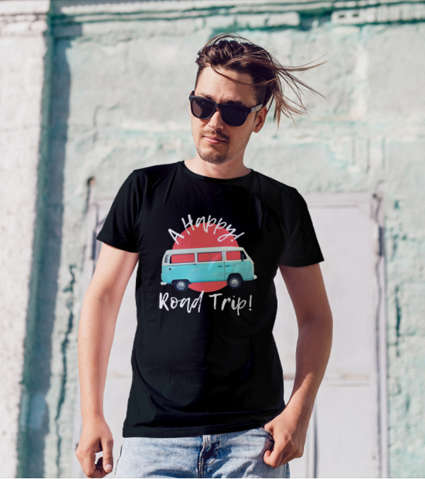 A Happy Road Trip Van Adventure T-Shirt