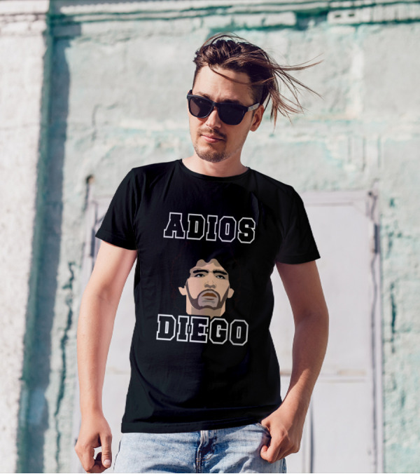 Adios Diego Maradona Tribute Iconic T-Shirt