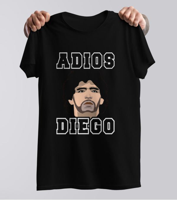 Adios Diego Maradona Tribute Iconic T-Shirt
