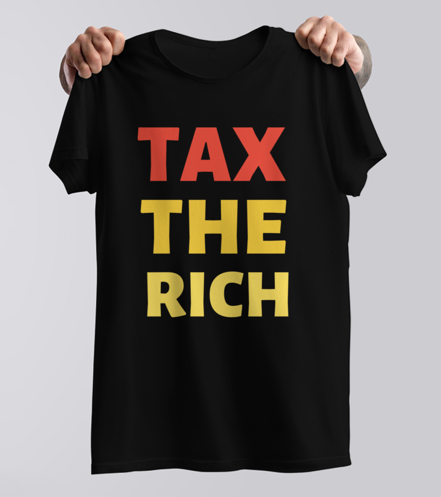 Tax The Rich AOC Retro Vintage Anti Capitalist Pol T-Shirt