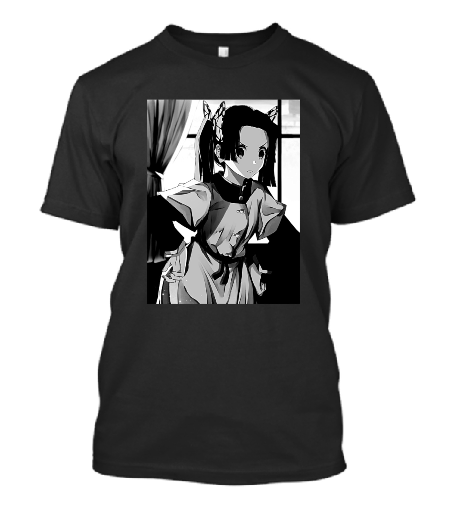 Aoi Kanzaki Monochrome Anime Character Profile T-Shirt