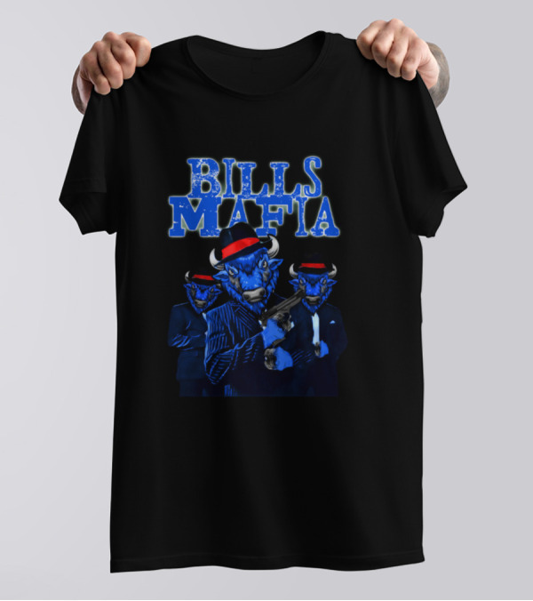 Bills Mafia Blue Buffalo Gangsters T-Shirt