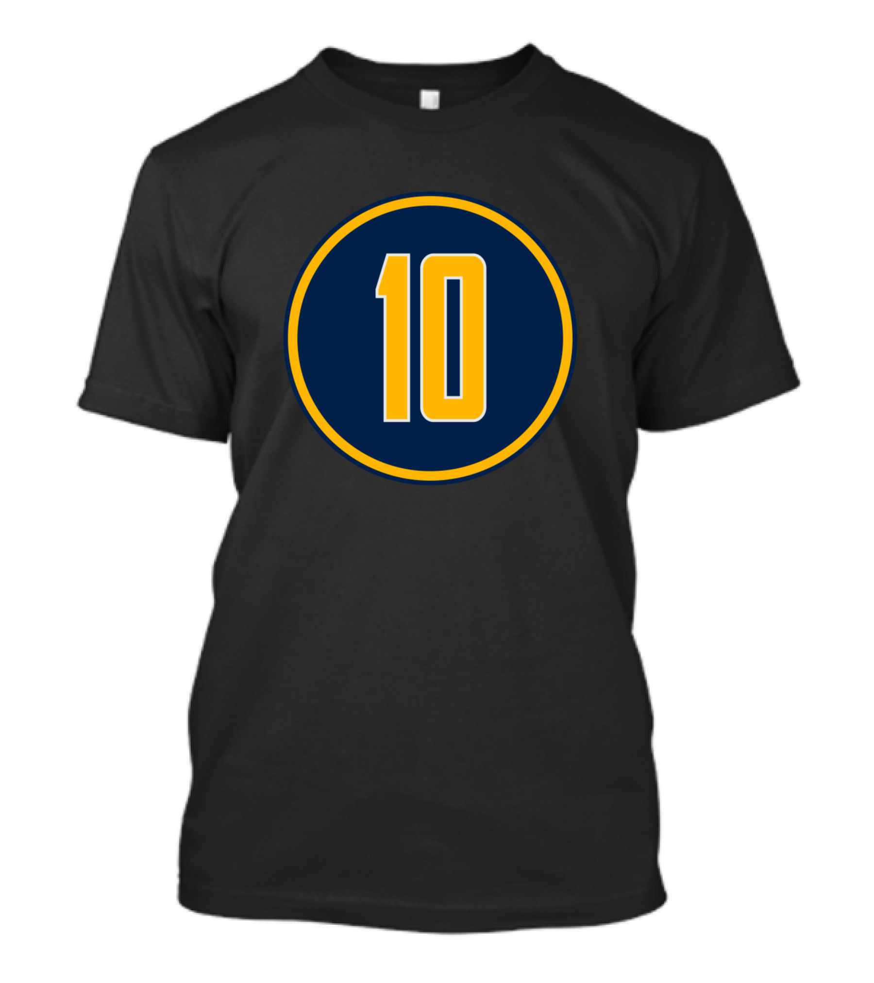 Brian Bowen Indiana Pacers Number 10 Jersey Highlight T-Shirt