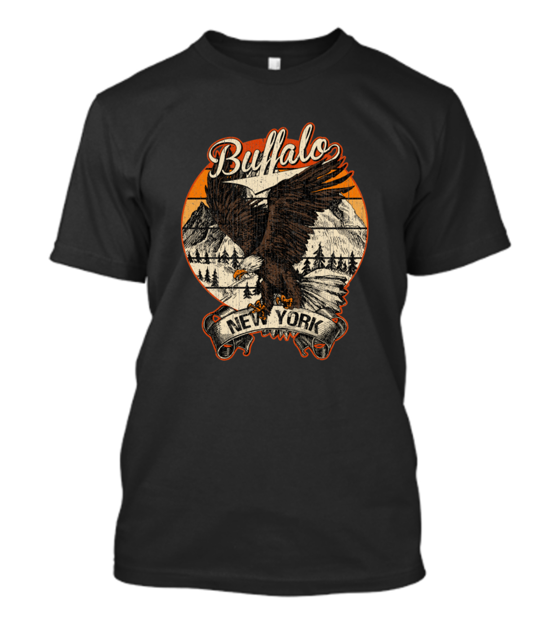 Buffalo New York Bald Eagle Vintage T-Shirt