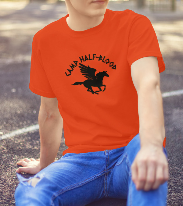 Camp Half Blood Pegasus Rick Riordan Percy Jackson T-Shirt