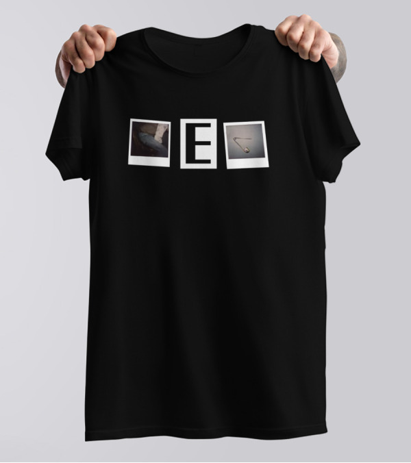 Cherry Point Yeezus Album Cover-Inspired Design With Polaroid Elements T-Shirt