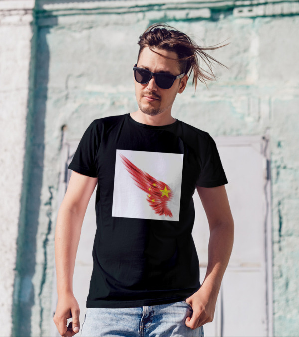China Flag Wing T-Shirt