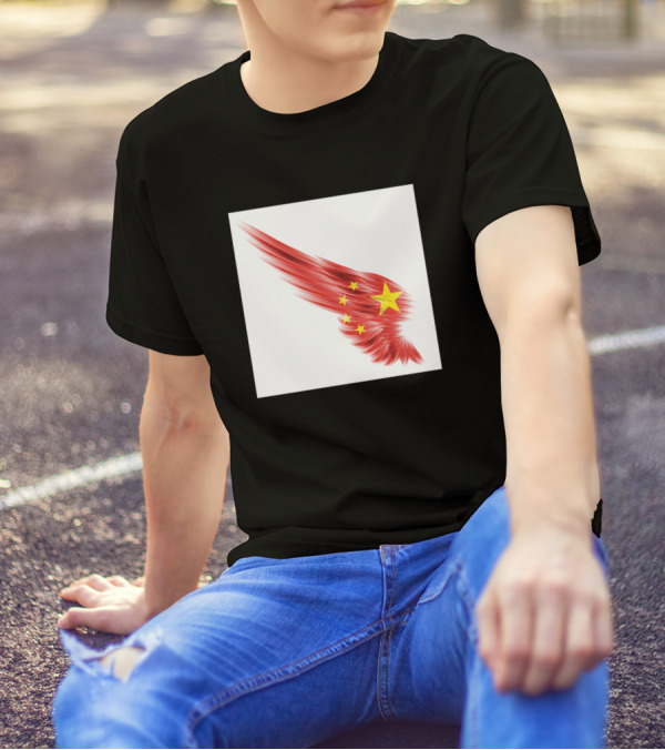 China Flag Wing T-Shirt