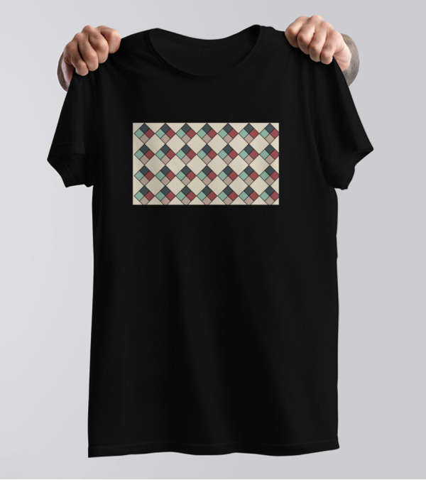 Colourfull Checkered Diamond T-Shirt