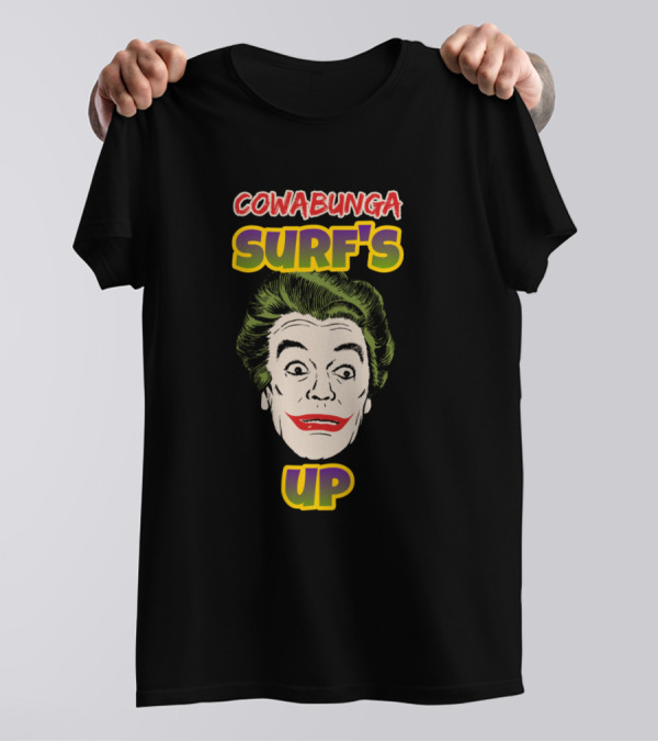 Cowabunga Surf's Up Joker Face T-Shirt