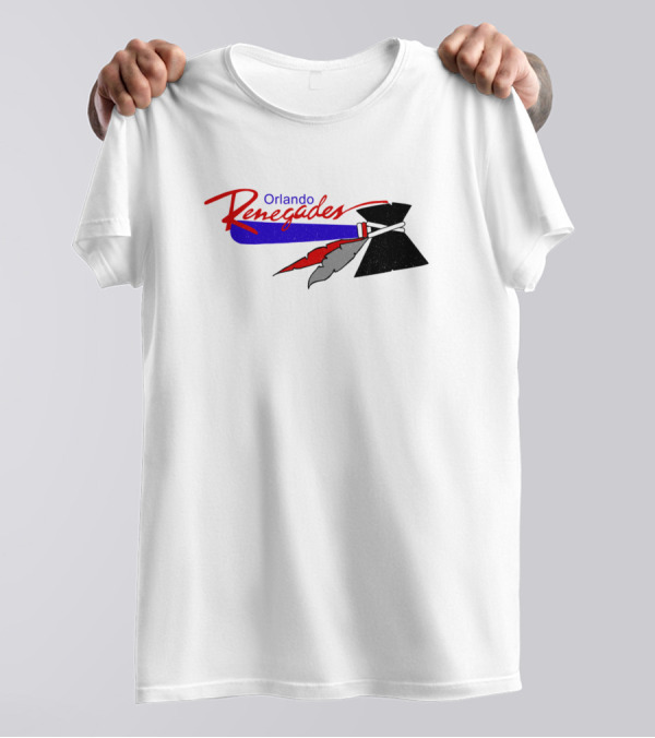 Orlando Renegades USFL Football Team Logo 1985 Defunct Franchise T-Shirt
