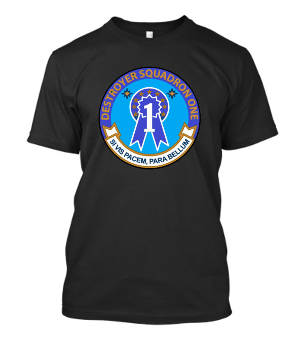 Destroyer Squadron One Si Vis Pacem Para Bellum Emblem T-Shirt