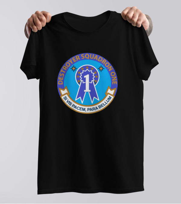 Destroyer Squadron One Si Vis Pacem Para Bellum Emblem T-Shirt