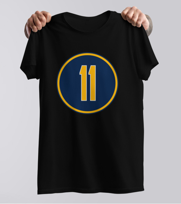 Domantas Sabonis Indiana Pacers Number 11 Jersey Circle T-Shirt