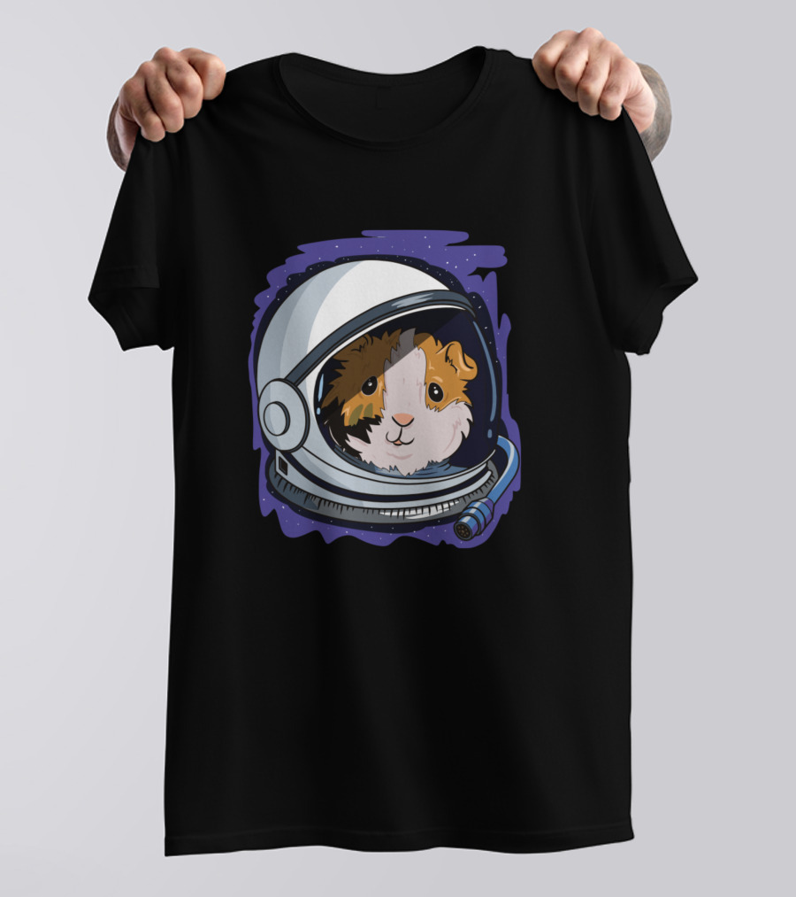 Astronaut Guinea Pig Funny Guinea Pig Lover T-Shirt