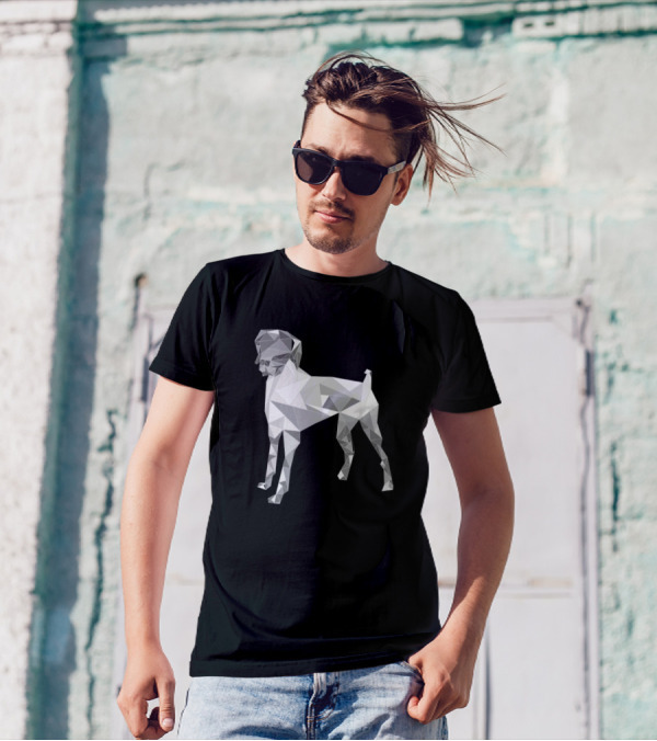 German Shorthair Pointer GSP Lover Geometric Style Dog T-Shirt