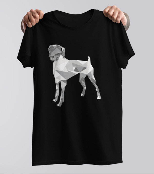 German Shorthair Pointer GSP Lover Geometric Style Dog T-Shirt