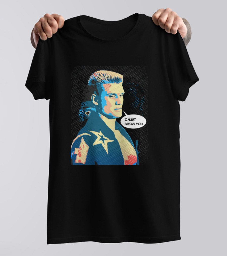 Rocky IV Ivan Drago I Must Break You Retro Pop T-Shirt