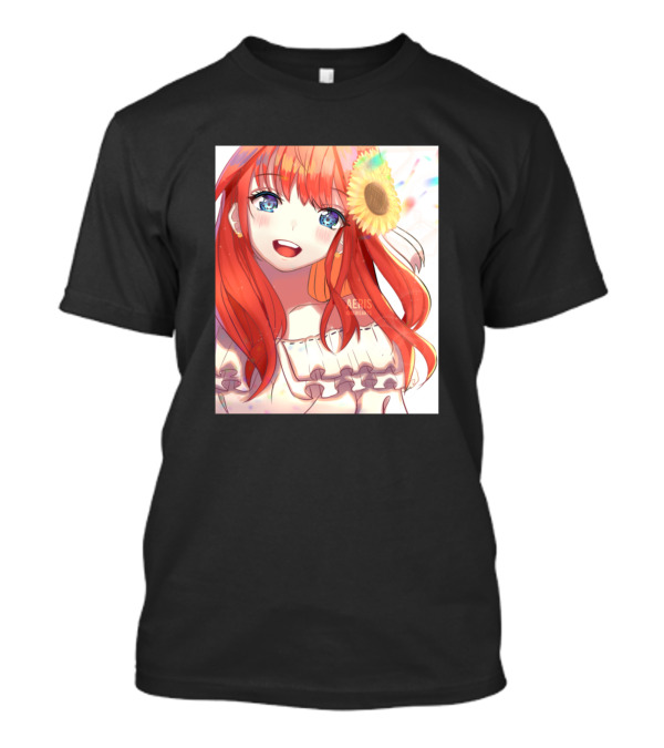 Itsuki Nakano Sunflower Smile Anime Character T-Shirt