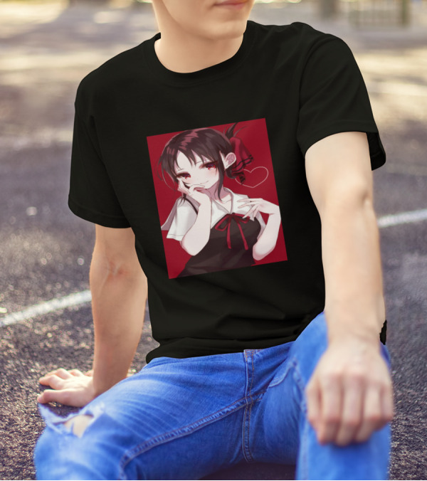 Kaguya Shinomiya Anime Character Red And White T-Shirt