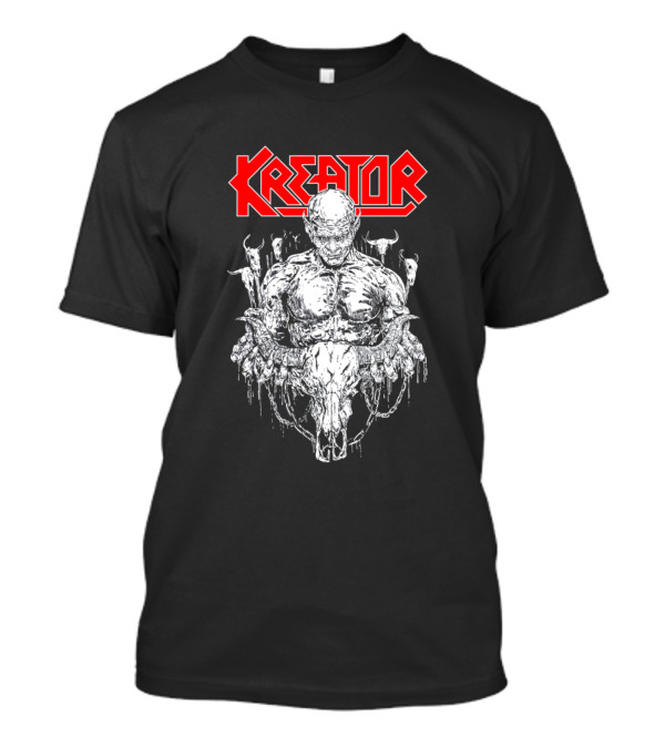 Kreator Metal Band Skull And Figures T-Shirt