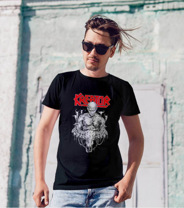 Kreator Metal Band Skull And Figures T-Shirt