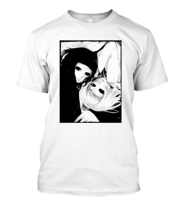 Kurona And Nashiro Monochrome Artistic Duo T-Shirt