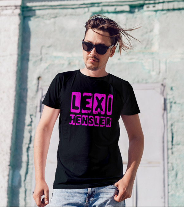Lexi Hensler Pink Block Letters T-Shirt