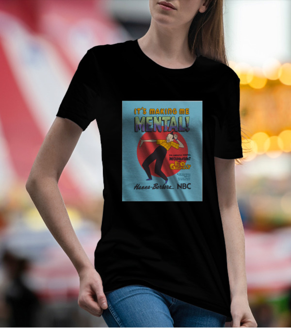 It's Making Me Mental Misadventures Ed Grimley Hanna-Barbera NBC T-Shirt