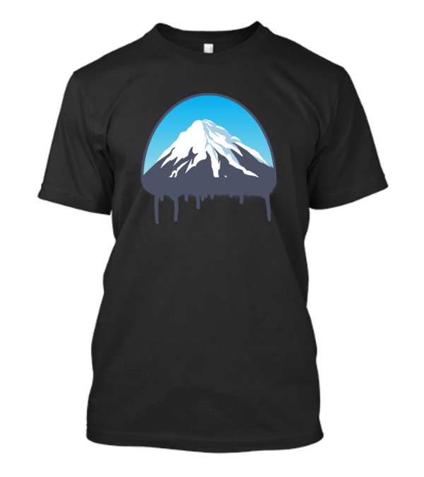 Mountain Nature Streetart Dripping Peak T-Shirt