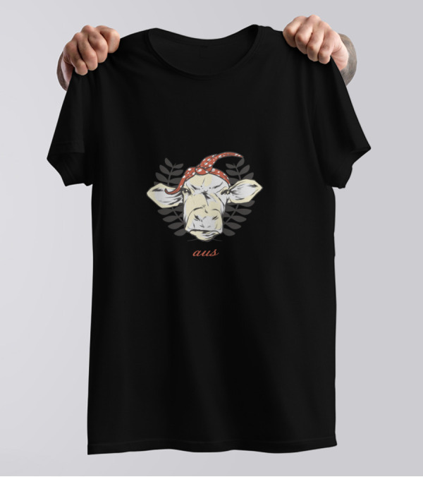 Landwirtin Aus Leidenschaft Cow T-Shirt