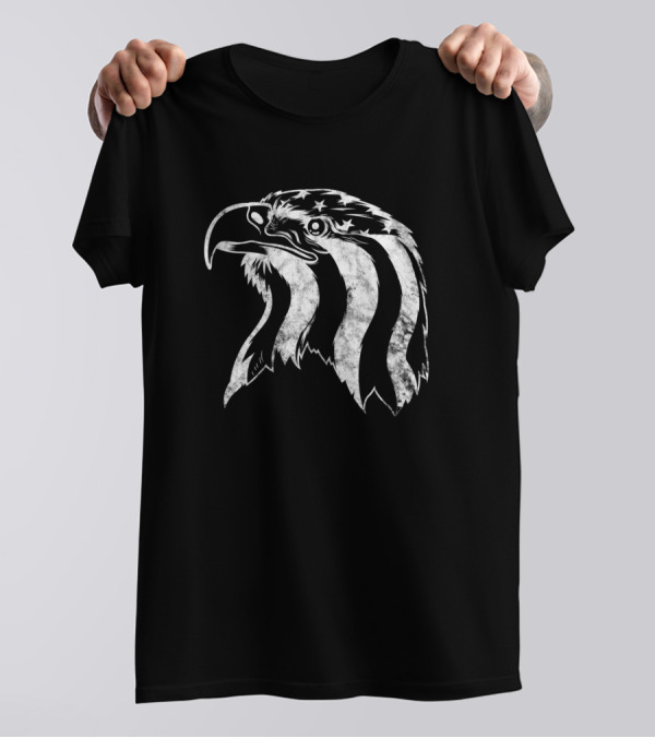 Patriotic Eagle American Flag USA 4th Of July Pride T-Shirt