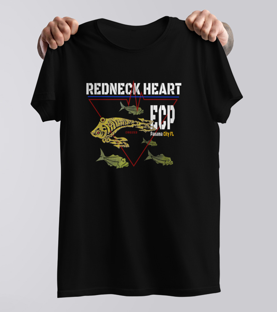 Redneck Heart ECP Panama City FL Tropical Fish T-Shirt