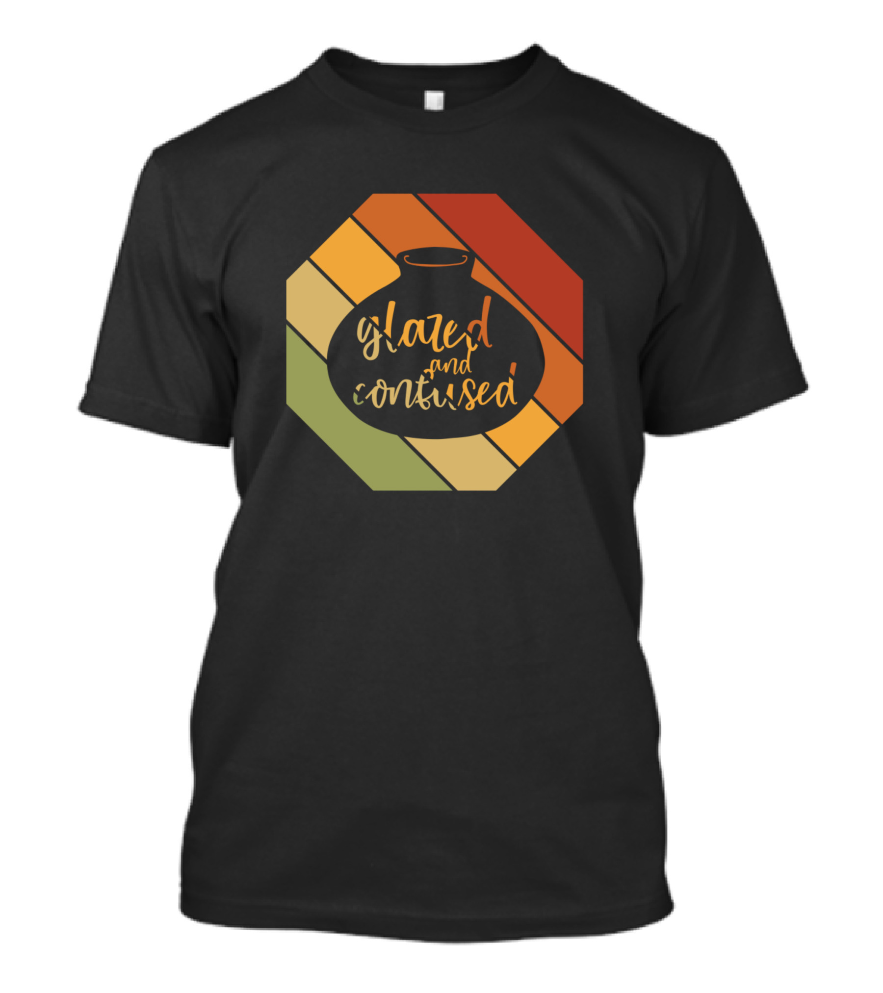 Glazed And Confused Retro Pottery Clay Porcelain Kiln Ceramics T-Shirt